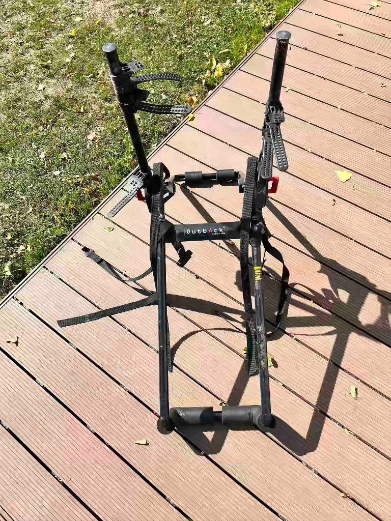 Porte-vélo d'attelage "OutbAck" marque Graber USA, Autos : Divers, Porte-vélos, Comme neuf, 2 vélos, Enlèvement