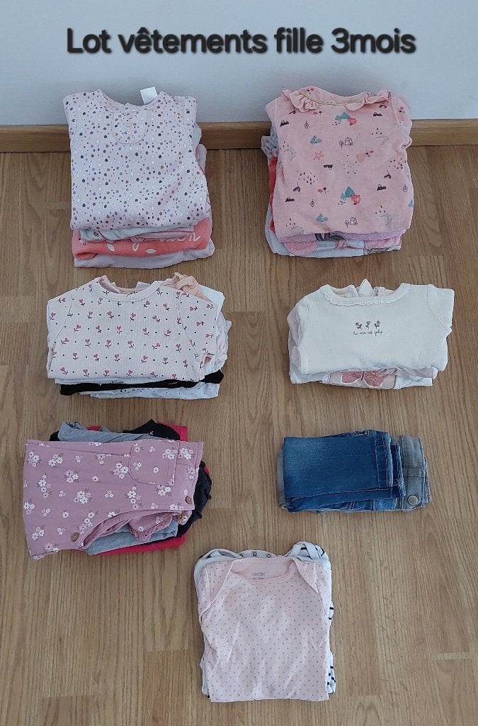 Lot vêtements bébé 3mois, Enlèvement, Comme neuf