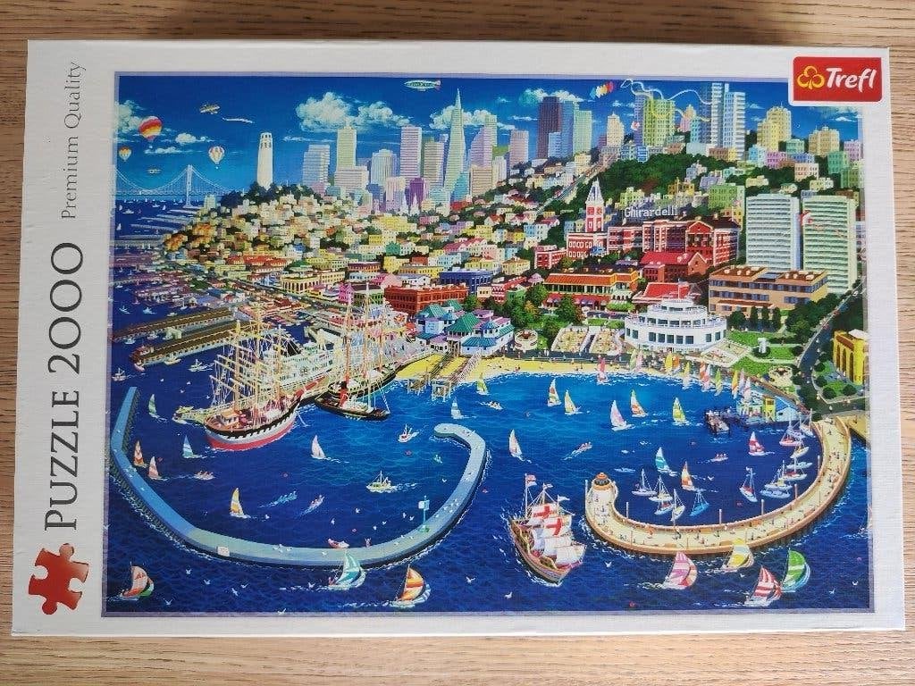 Puzzel Trefl , 2000 stukken, Hobby en Vrije tijd, Ophalen, Meer dan 1500 stukjes, Gebruikt, Legpuzzel