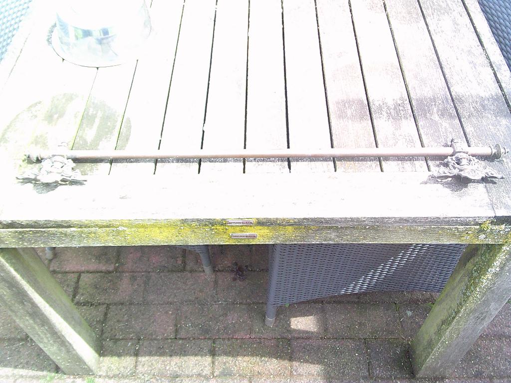 koperen baar met zijkanten in smeedijzer, Ophalen, Koper