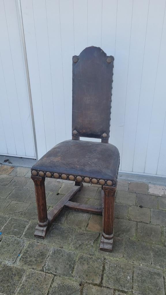 Kasteel style stoelen 5 stuks, Antiek en Kunst, Ophalen