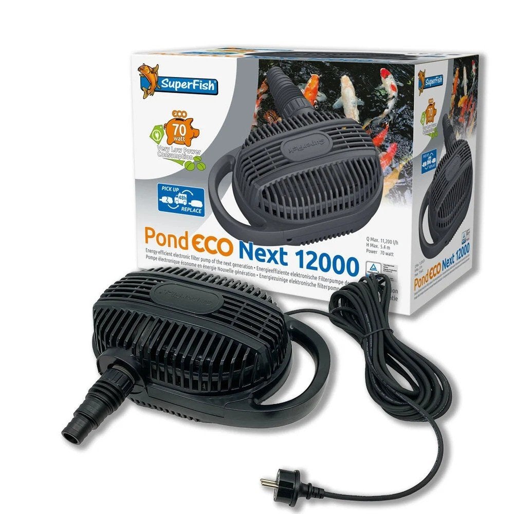 Vijverpomp Pond Eco Next 12000 maximaal 70 watt, Tuin en Terras, Ophalen of Verzenden, Nieuw, Vijverpomp