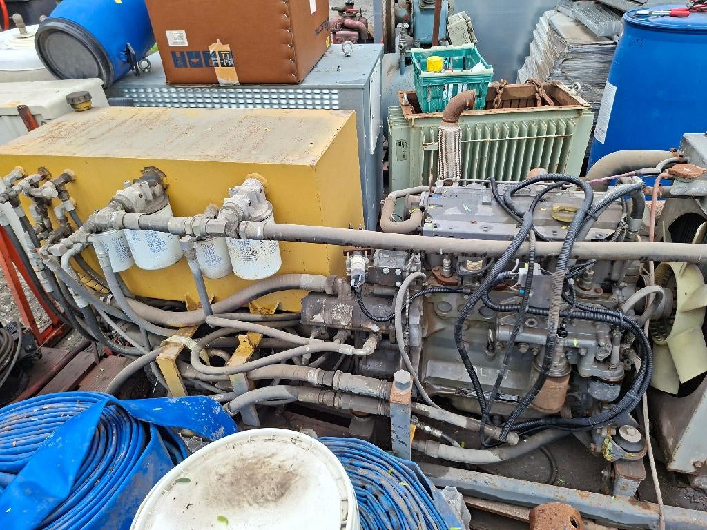 dieselmotor Deutz voor het aandrijven van hydropomp, Ophalen, Gebruikt
