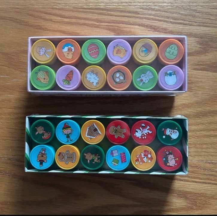 Stempelset Kerst en Pasen, Hobby en Vrije tijd, Stempelen, Ophalen of Verzenden, Nieuw