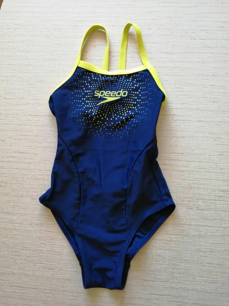 mooi badpak Speedo maat 8 jaar, Kinderen en Baby's, Kinderkleding | Kinder-zwemkleding, Badpak, Maat 128, Zo goed als nieuw, Speedo