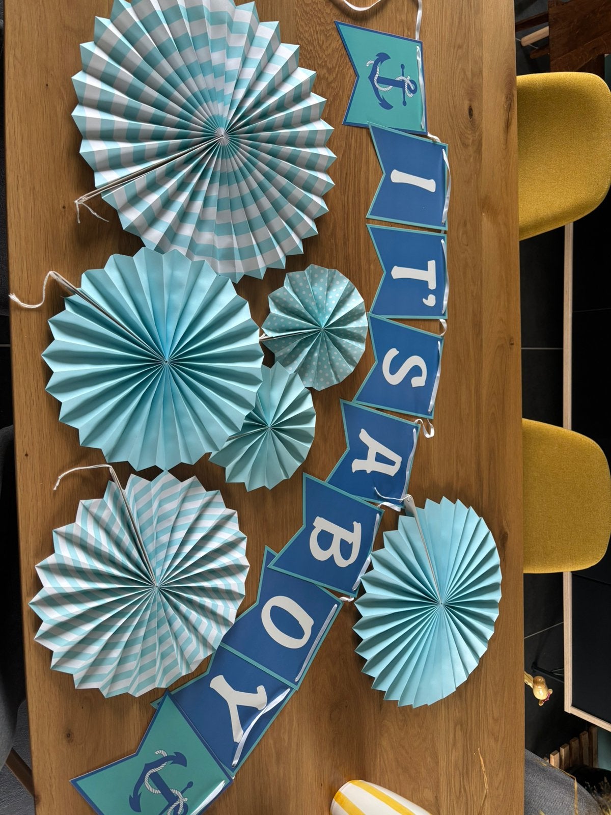 Décoration de fête prénatale ou de naissance, Enlèvement ou Envoi, Comme neuf