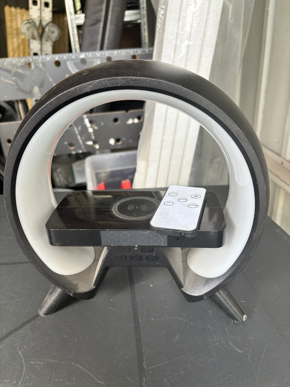 LED sfeerlamp met afstandsbediening – moderne verlichting, Ophalen, Gebruikt