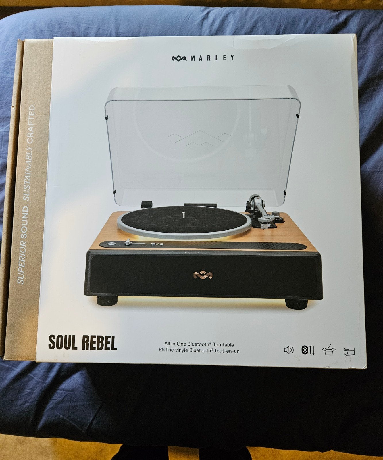 House of Marley - draaitafel/vinylspeler, Audio, Tv en Foto, Platenspelers, Ophalen, Platenspeler, Dual