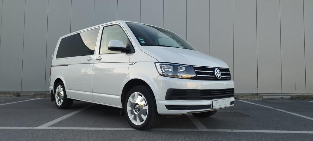 Vw t6 caravelle 2.0 tdi 199pk dsg dubbel cabine/lichte vrach, Autos, Cruise Control, Noir, 146 kW, Diesel
