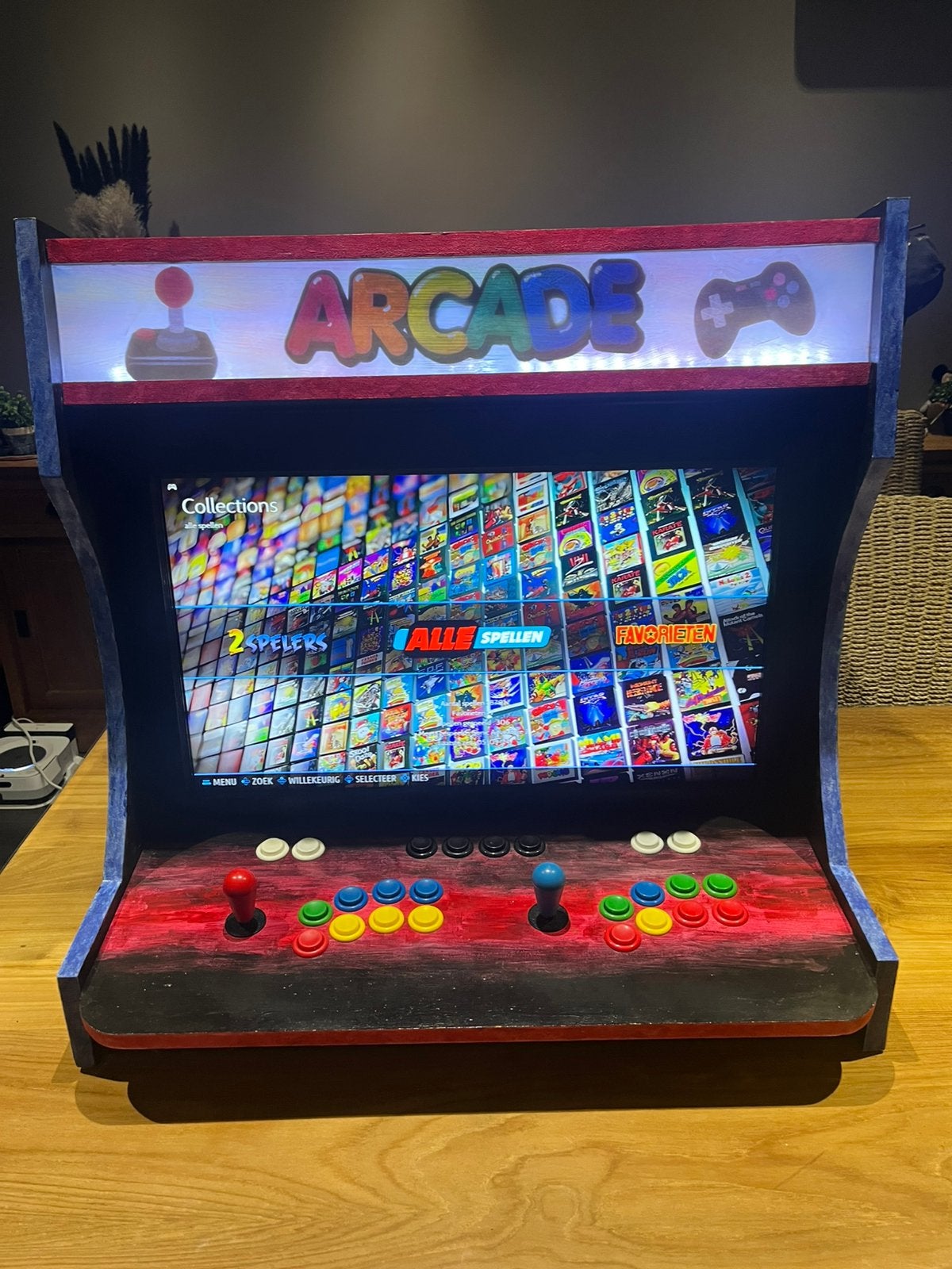Arcade kast, Verzamelen, Automaten | Gokkasten en Fruitautomaten, Ophalen, Zo goed als nieuw