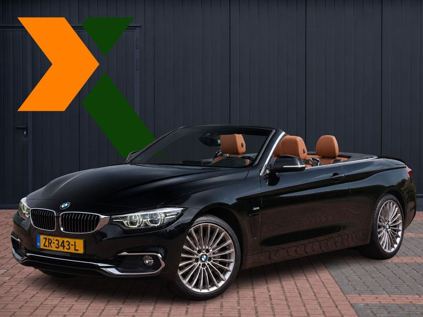 BMW 440 4-serie Cabrio 440i xDrive High Executive Luxury | V, Auto's, BMW, Automaat, 177 g/km, Cabriolet, Zwart