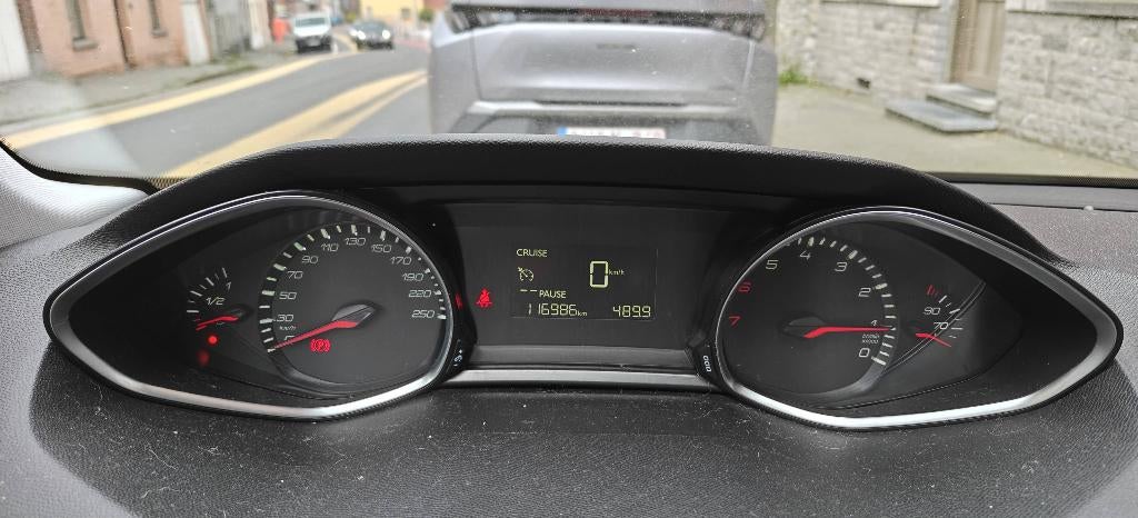 Peugeot 308 break noire, Auto's, Voorwielaandrijving, Stof, Zwart, Particulier