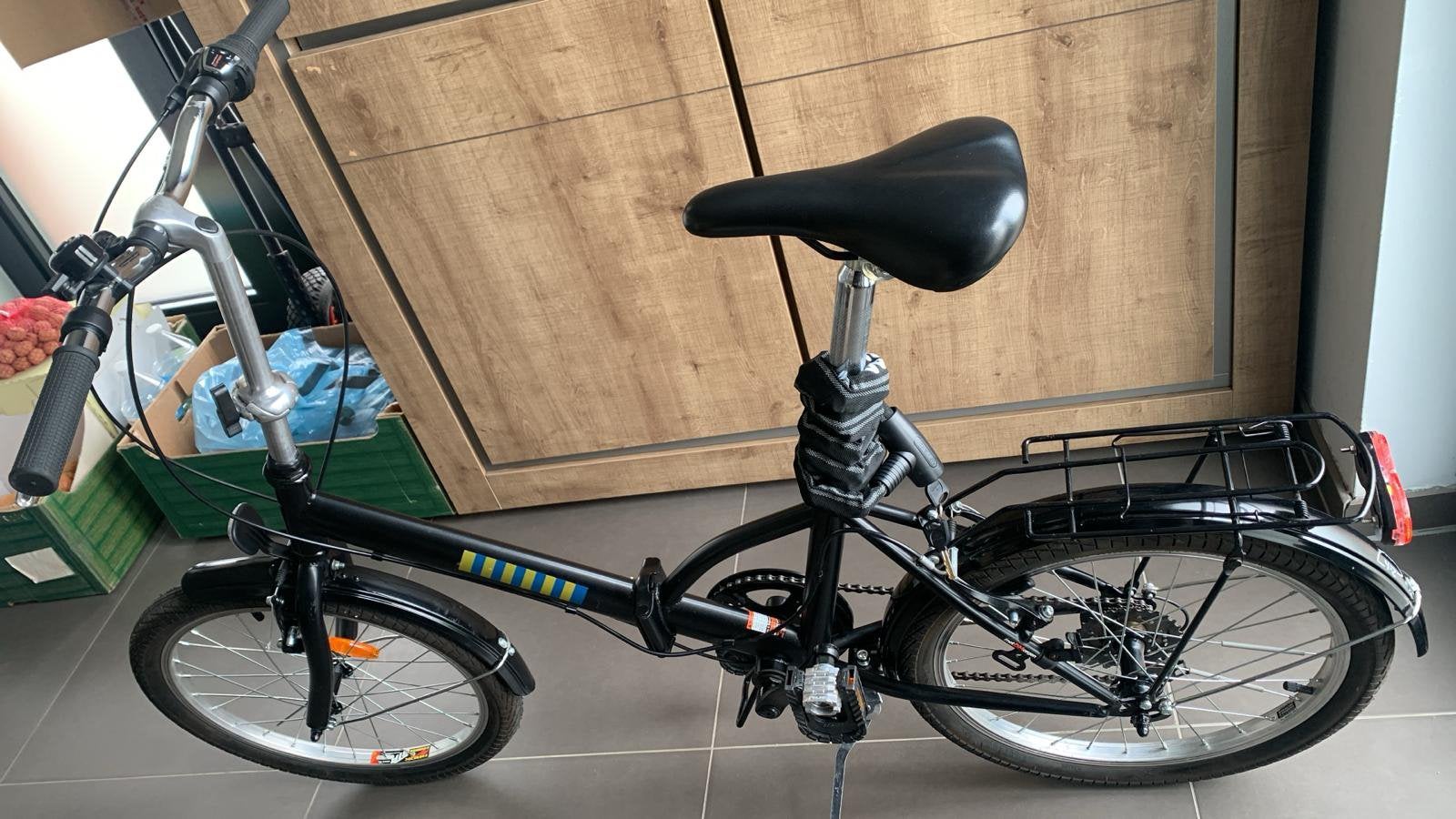 Plooifiets, Ophalen