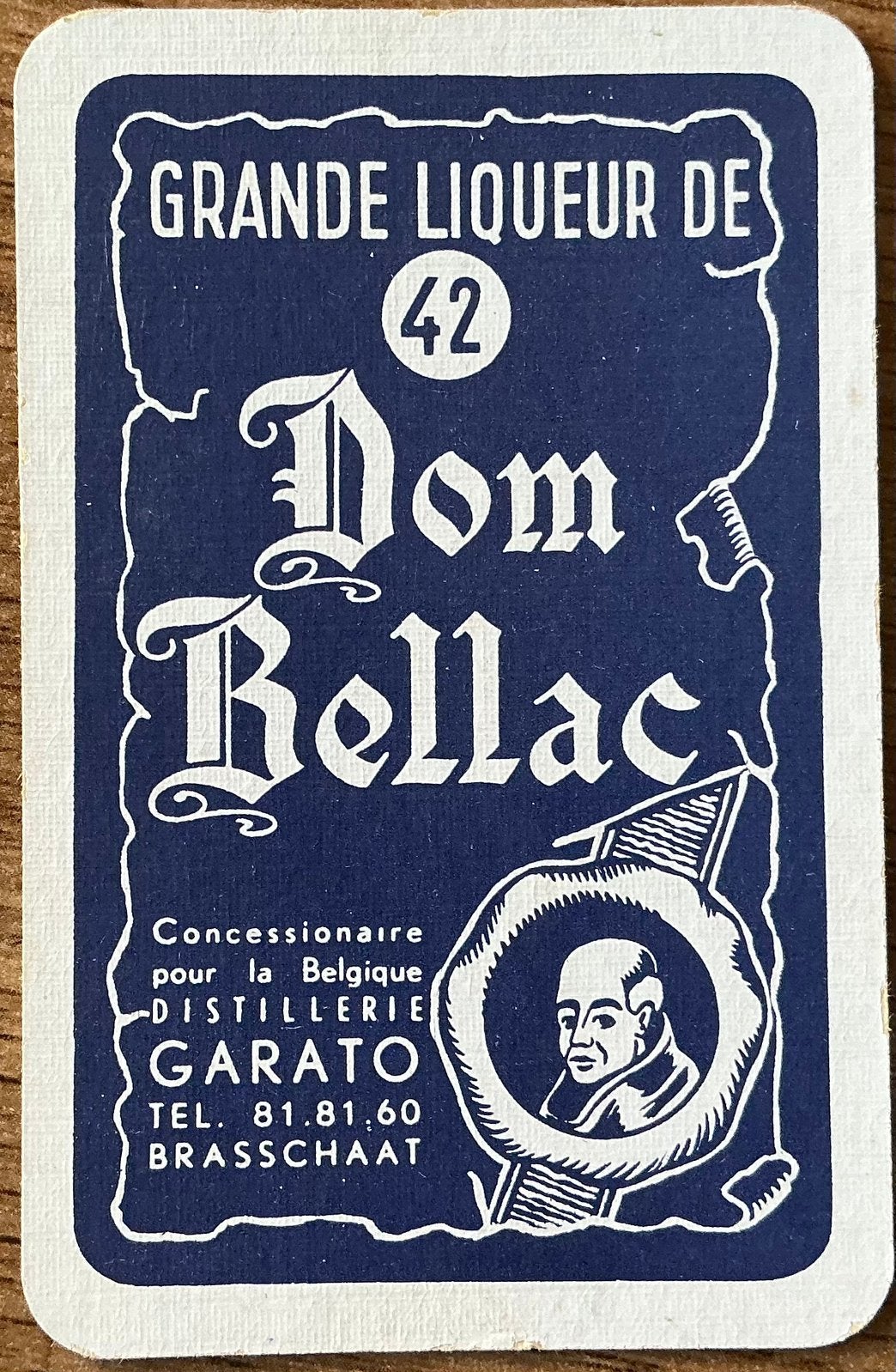 DISTILLERIE Joker DOM BELLAC/GARATO/BRASSCHAAT, Enlèvement ou Envoi, Comme neuf, Carte(s) à jouer