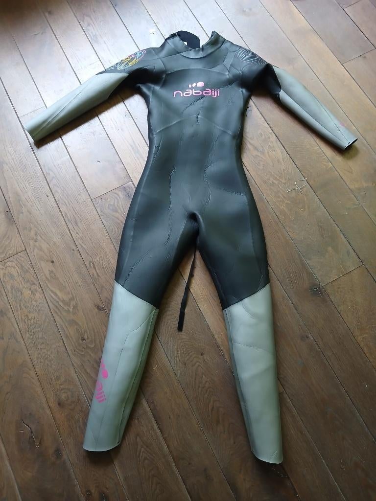 wetsuit zwemmen in open water, Ophalen, Wetsuit, Gebruikt, Decathlon