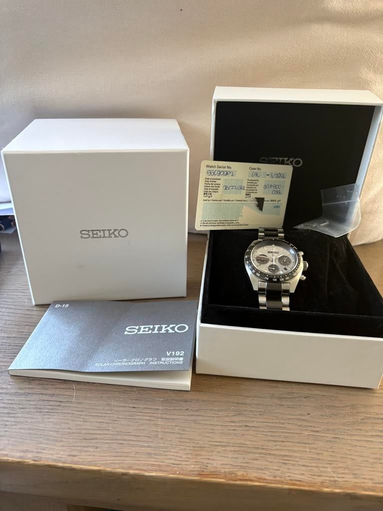 Seiko Model Solar Men’s Sports Watch Seiko Prospex, Ophalen, Zo goed als nieuw, Seiko