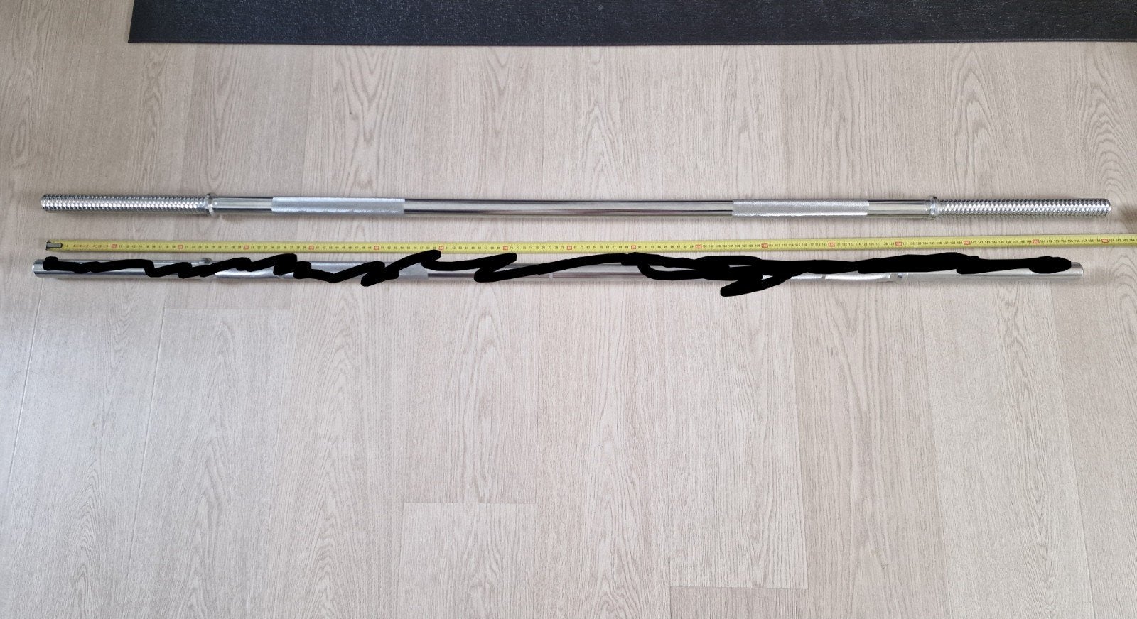 halterstang te koop, Sport en Fitness, Fitnessmaterialen, Ophalen, Zo goed als nieuw, Rug, Halterstangen