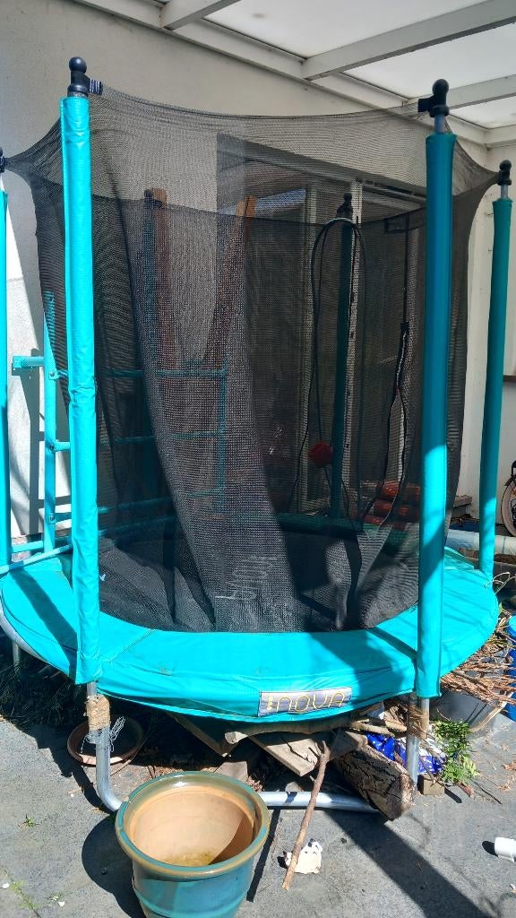 trampoline, Ophalen, Zo goed als nieuw