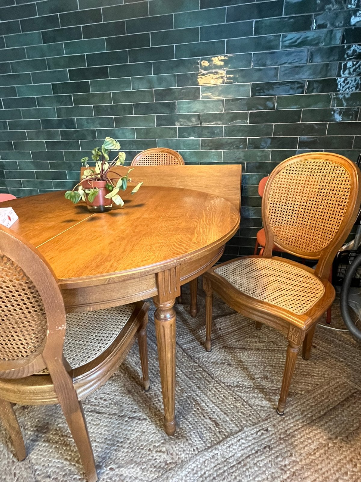 Chaises, Trois, Comme neuf, Brun, Enlèvement