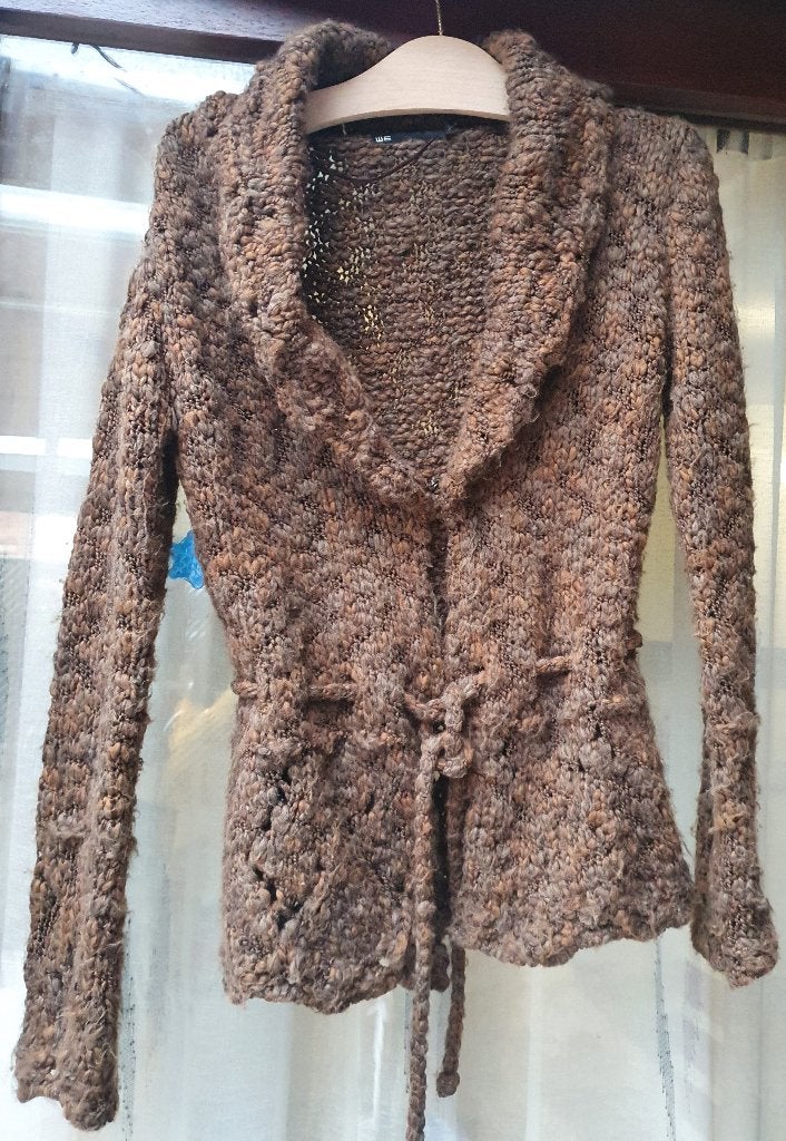 Bruine vest van WE maat S, Kleding | Dames, Truien en Vesten, Bruin, WE, Ophalen of Verzenden, Maat 36 (S)