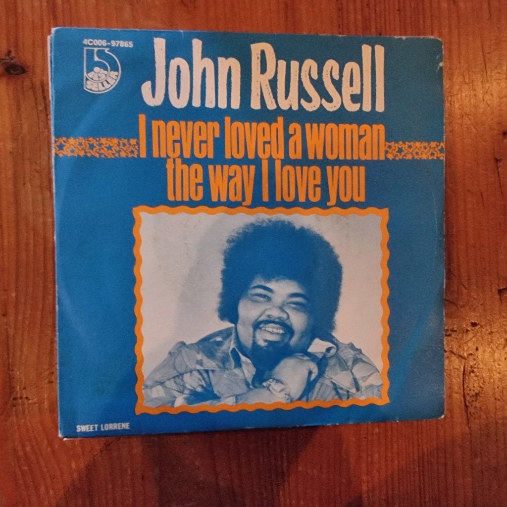 7" John Russell – I Never Loved A Woman The Way I Love You, CD & DVD, Enlèvement ou Envoi, Utilisé, 7 inch, R&B et Soul