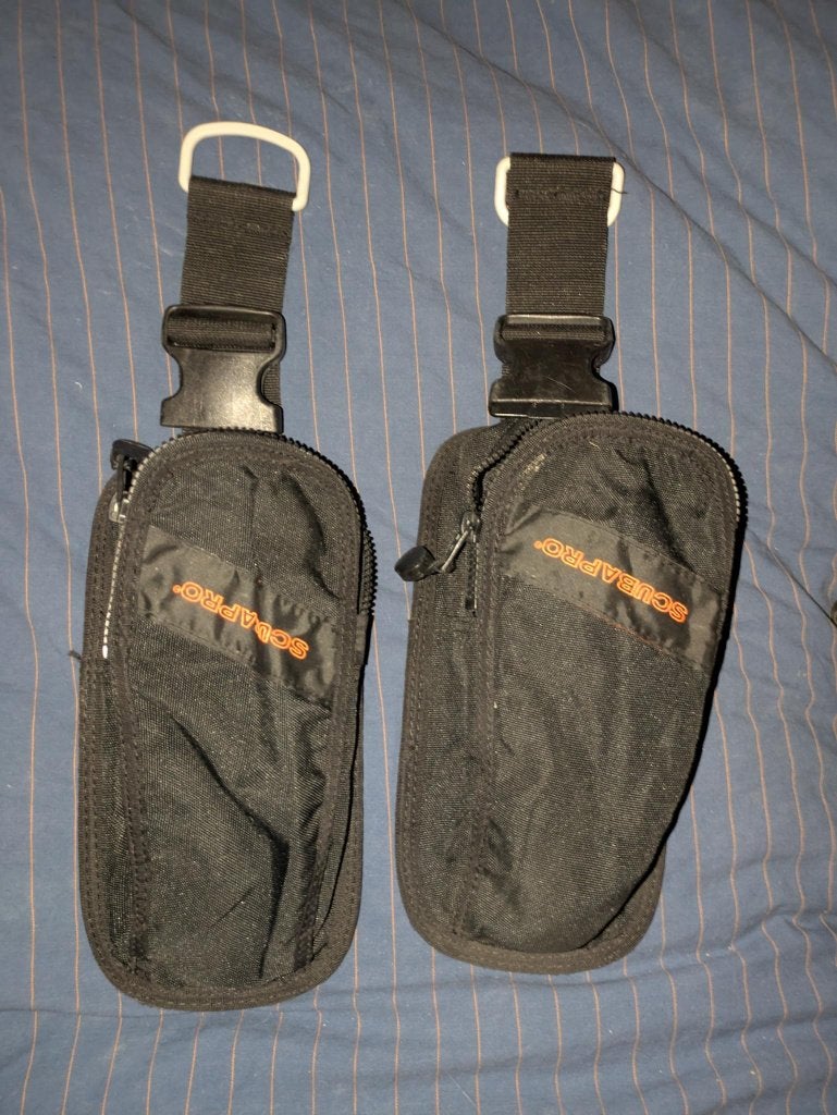 Scubapro gewicht zakjes, Enlèvement, Utilisé, Plomb ou Ceinture de plomb