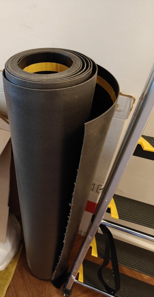 Zware Kwaliteit Klik-PVC / Vinyllaminaat Ondervloer op Rol, Ophalen, Overige materialen, 30 cm of meer, Gebruikt