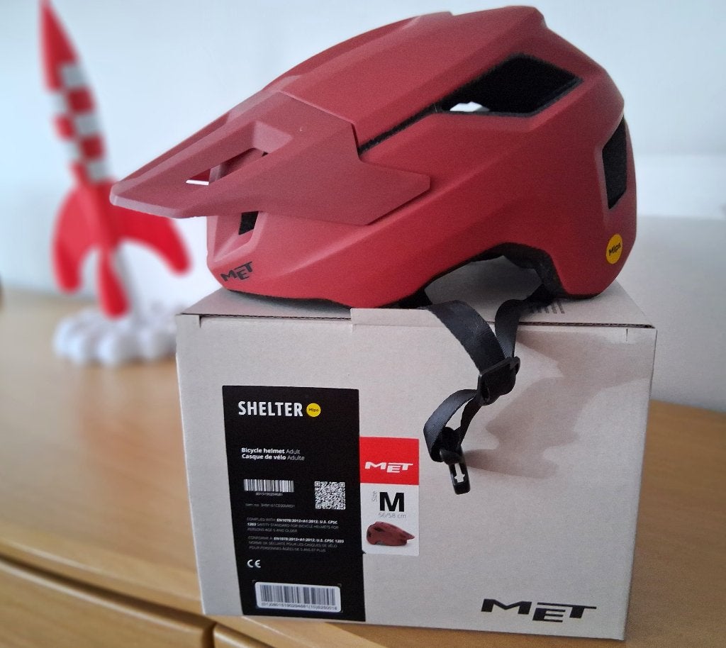 MET mtb helm Shelter, Fietsen en Brommers, Fietsaccessoires | Fietshelmen, Ophalen, M, Nieuw, MET