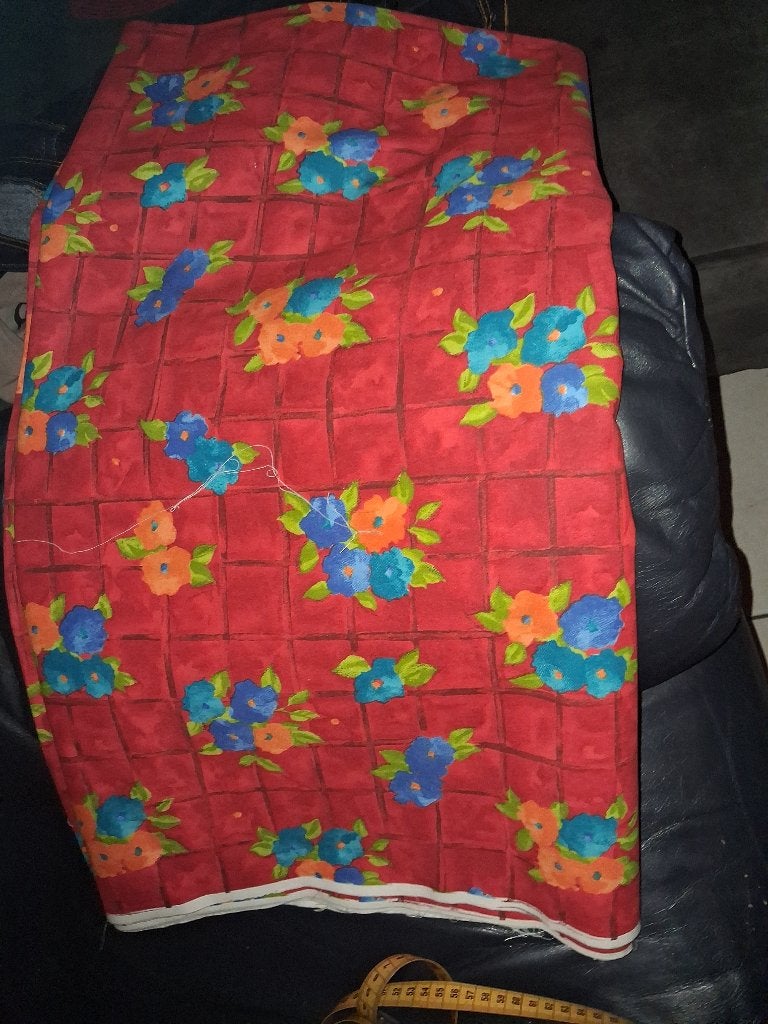 Stof, Hobby & Loisirs créatifs, Tissus & Chiffons, Rouge, 200 cm ou plus, Coton, Comme neuf