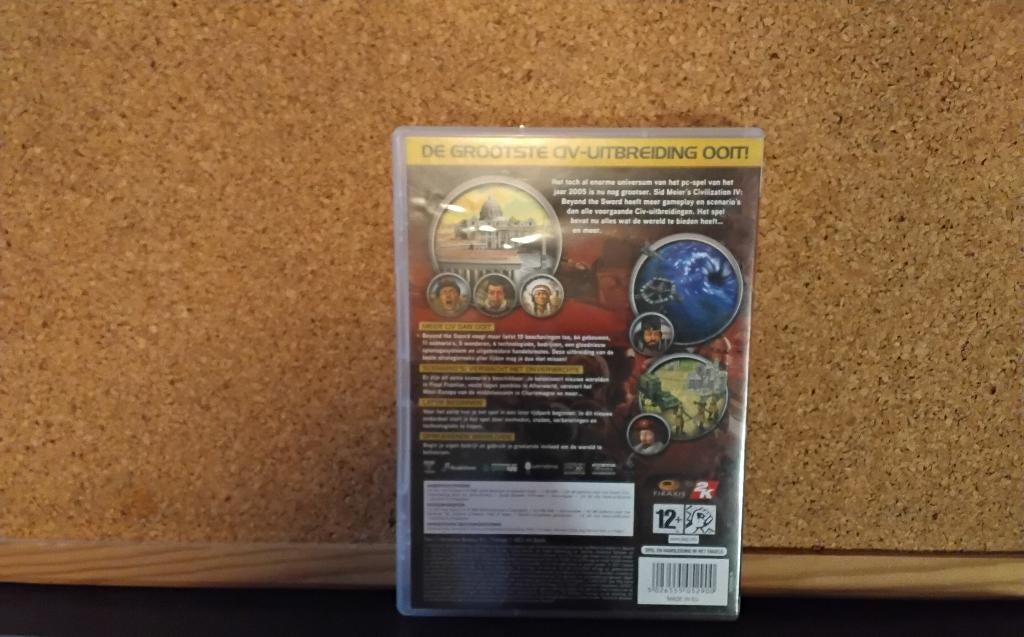Civilization IV + Civilization IV beyond the sword, Games en Spelcomputers, Games | Pc, 1 speler, Eén computer, Ophalen of Verzenden