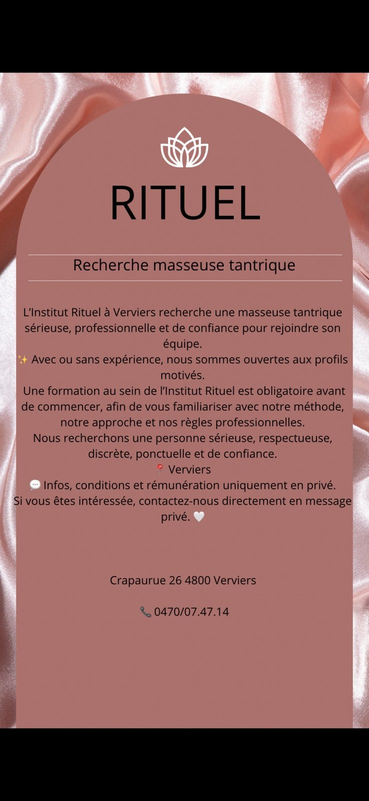 Emploi masseuse, Offres d'emploi