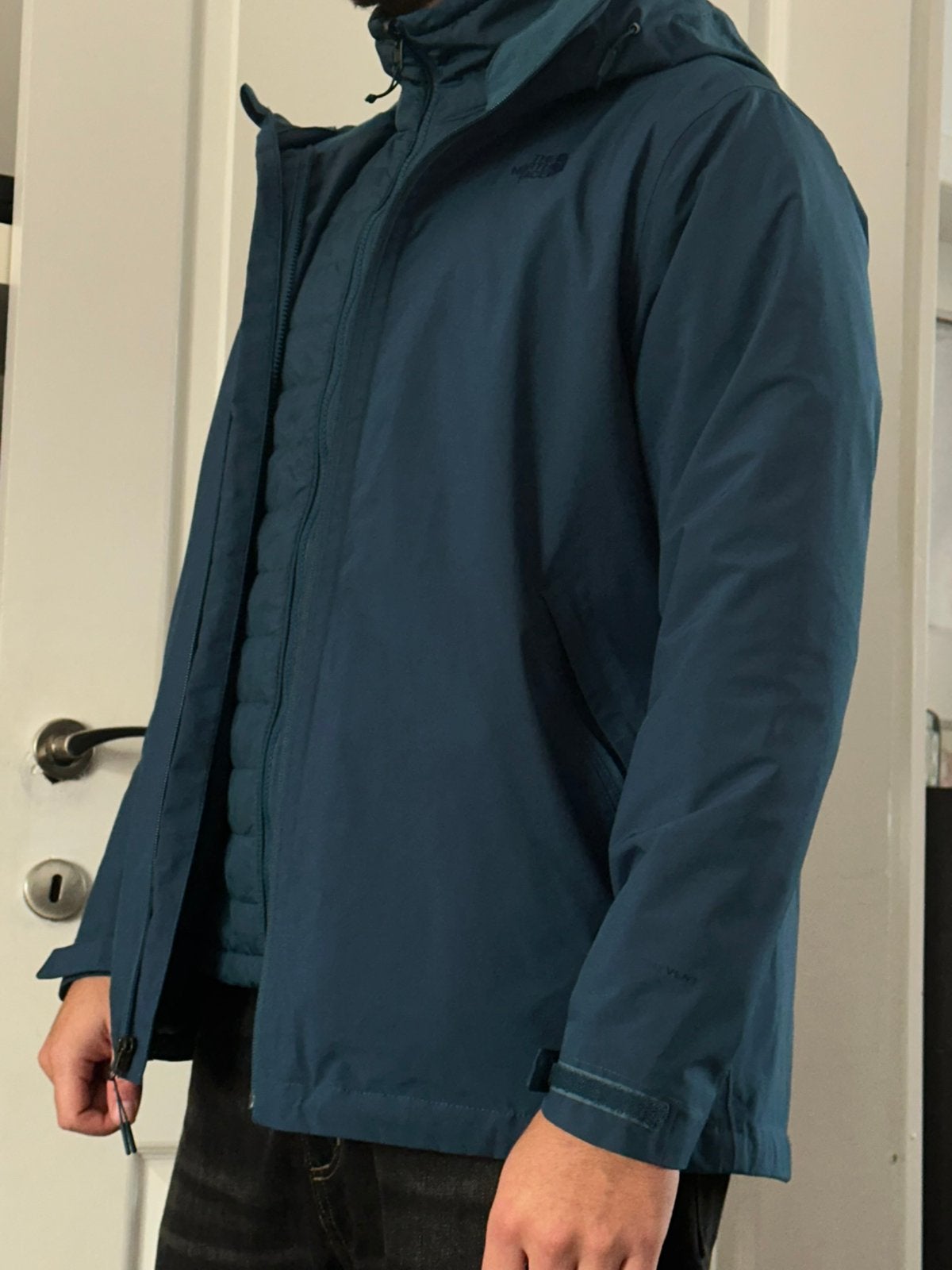 The North Face Women's Carto Triclimate 3-in-1Jacket, Ophalen of Verzenden, Zo goed als nieuw, Maat 46/48 (XL) of groter, Blauw