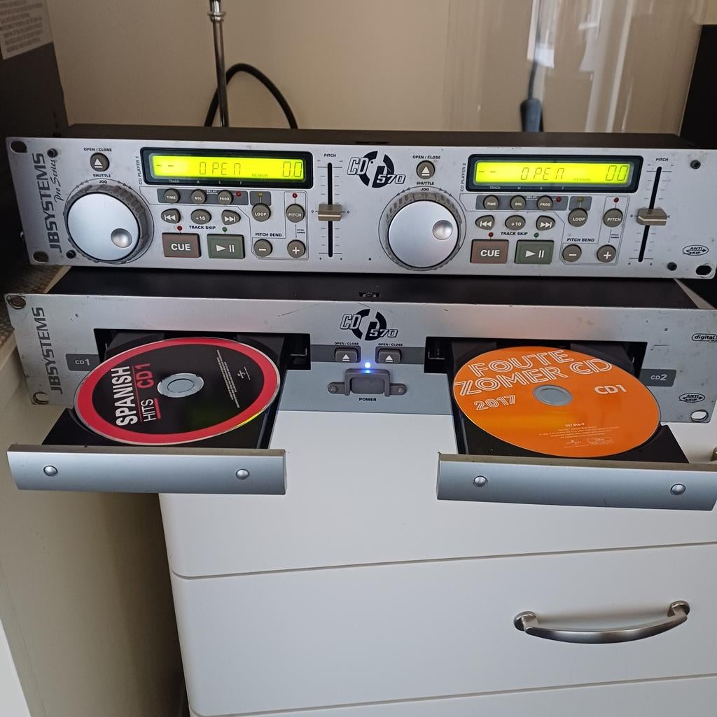 Verschillende dubbel cd spelers aan 100€, Ophalen