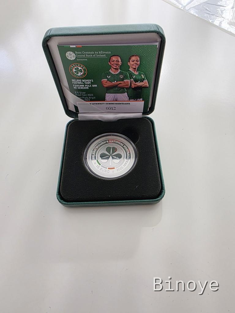Irlande 15€ 2023 Football féminin Proof argent, Timbres & Monnaies, Monnaies | Europe | Monnaies euro, Enlèvement ou Envoi, Irlande