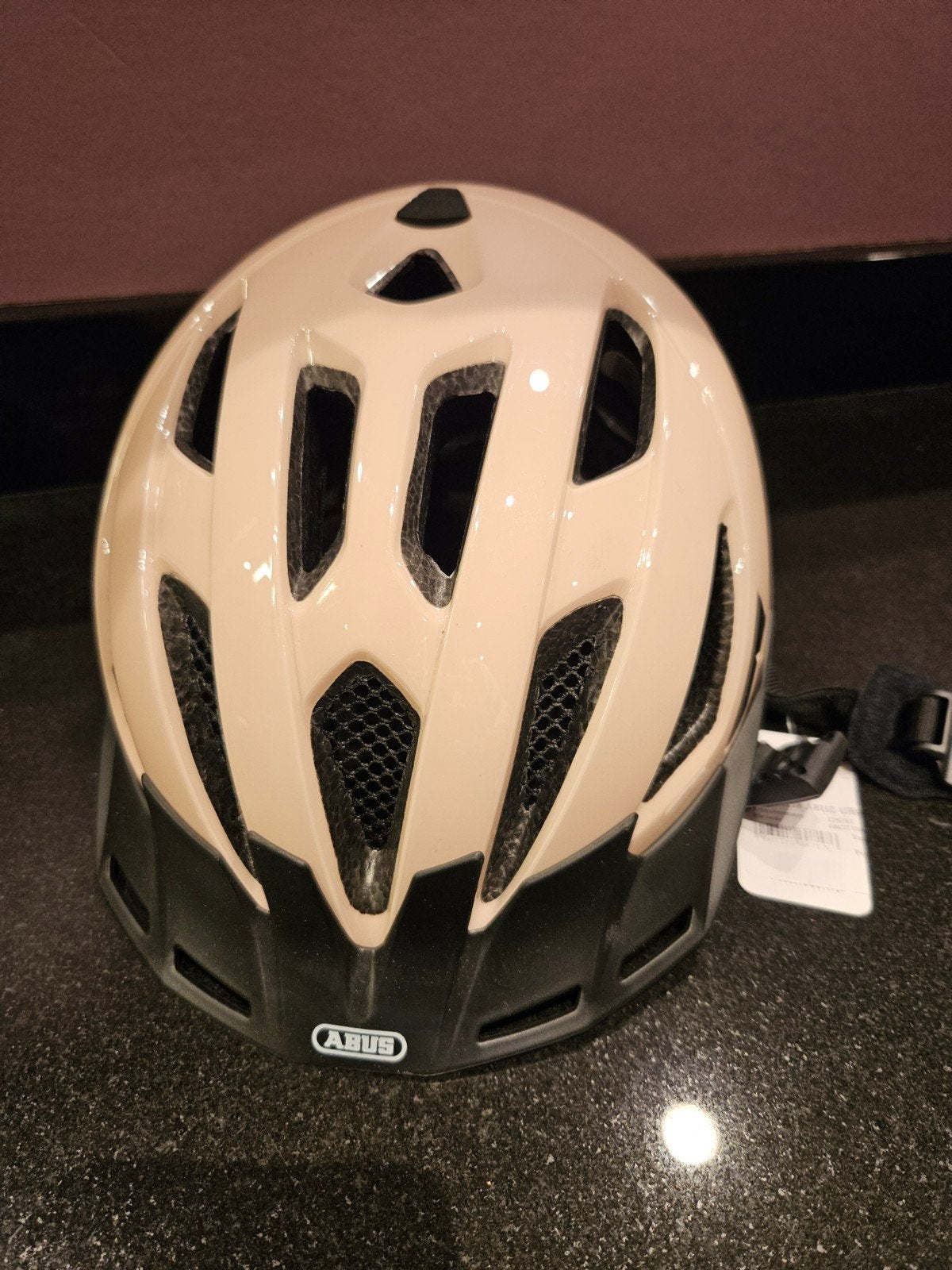 Fietshelm ABUS Urban - I 3.0 (cannoli cream) S 51-55cm NIEUW, Fietsen en Brommers, Ophalen, Nieuw, S, ABUS