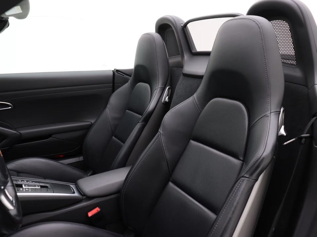 Porsche Boxster 981 PDK Garantie Approved tot 2029, Auto's, Automaat, Achterwielaandrijving, Zwart, Cabriolet
