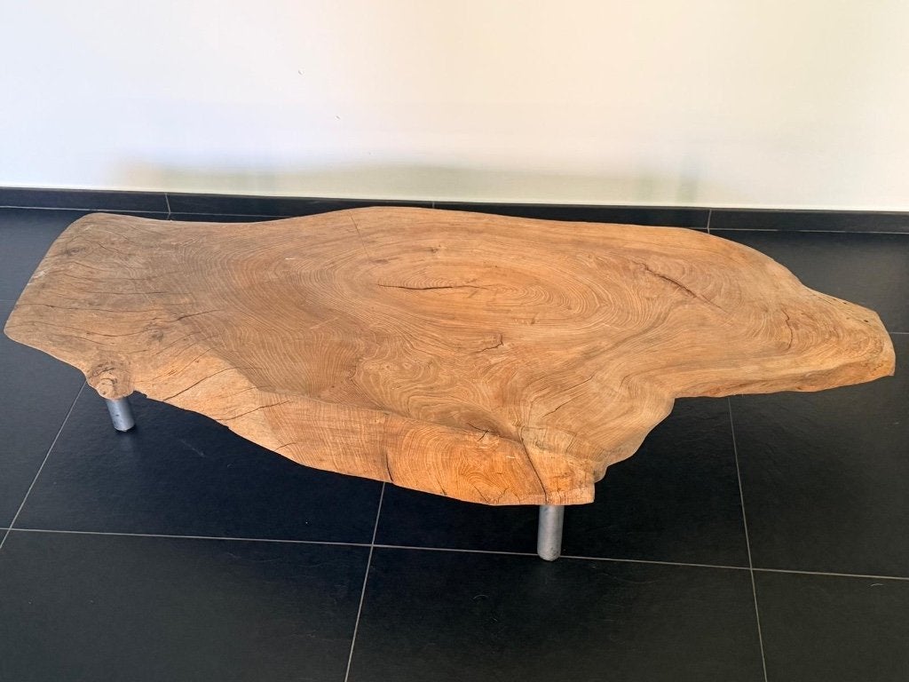 unieke boomstam salontafel, Ophalen