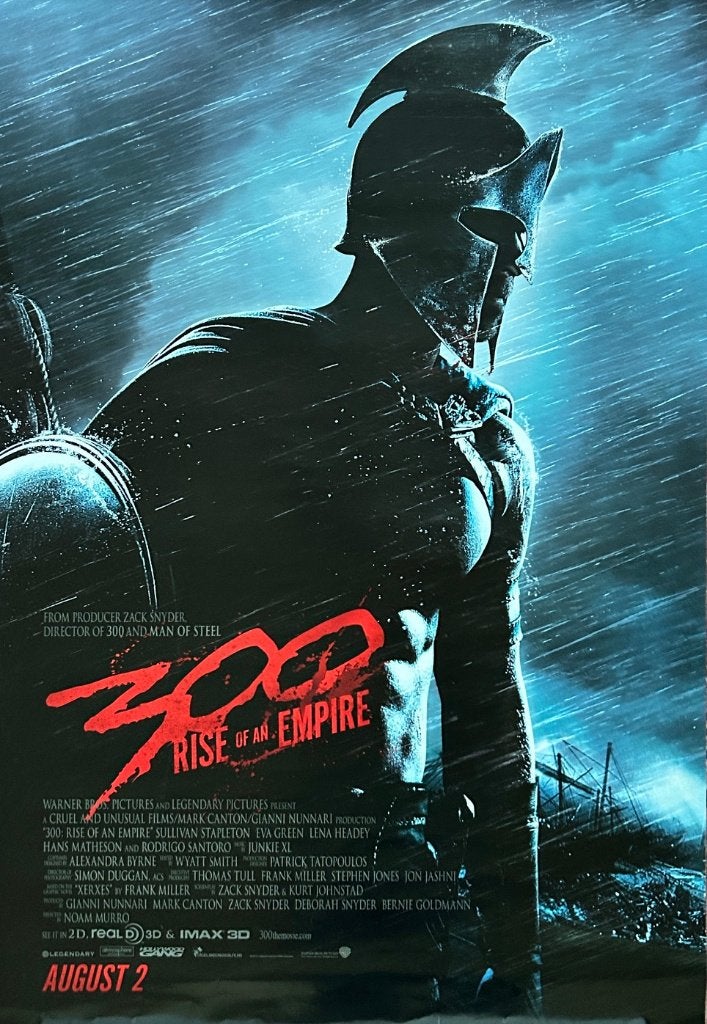Originele filmposter 300: Rise of an Empire (2014), Verzamelen, Ophalen of Verzenden, Zo goed als nieuw, Film en Tv