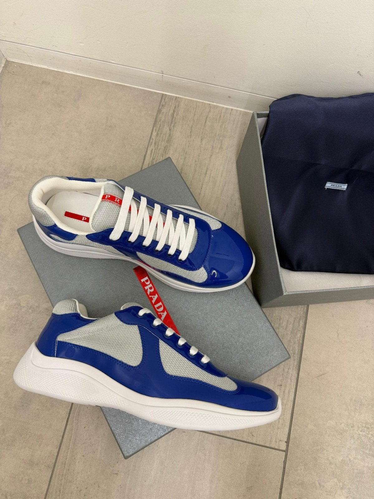 Prada Cups - Bleu (VOIR DESCRIPTION), Vêtements | Hommes, Chaussures, Bleu, Enlèvement ou Envoi