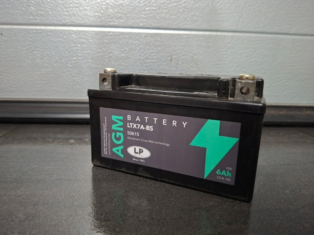 Batterij 12V 6Ah accu AGM, Ophalen, Zo goed als nieuw, Oplaadbaar