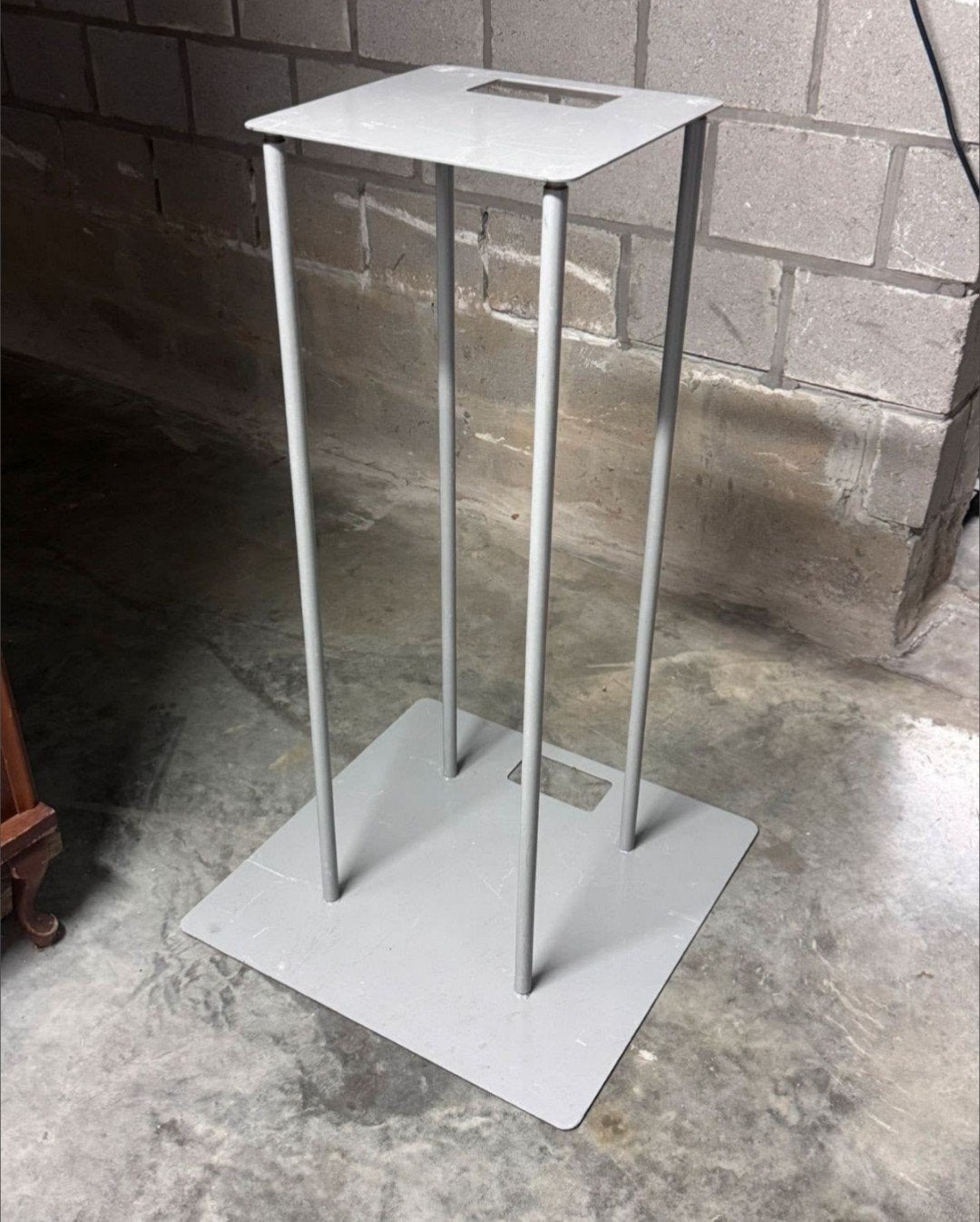 4 totems 2 x 1 m 2 x 1.5 m met witte doeken., Ophalen, Zo goed als nieuw, Overige typen