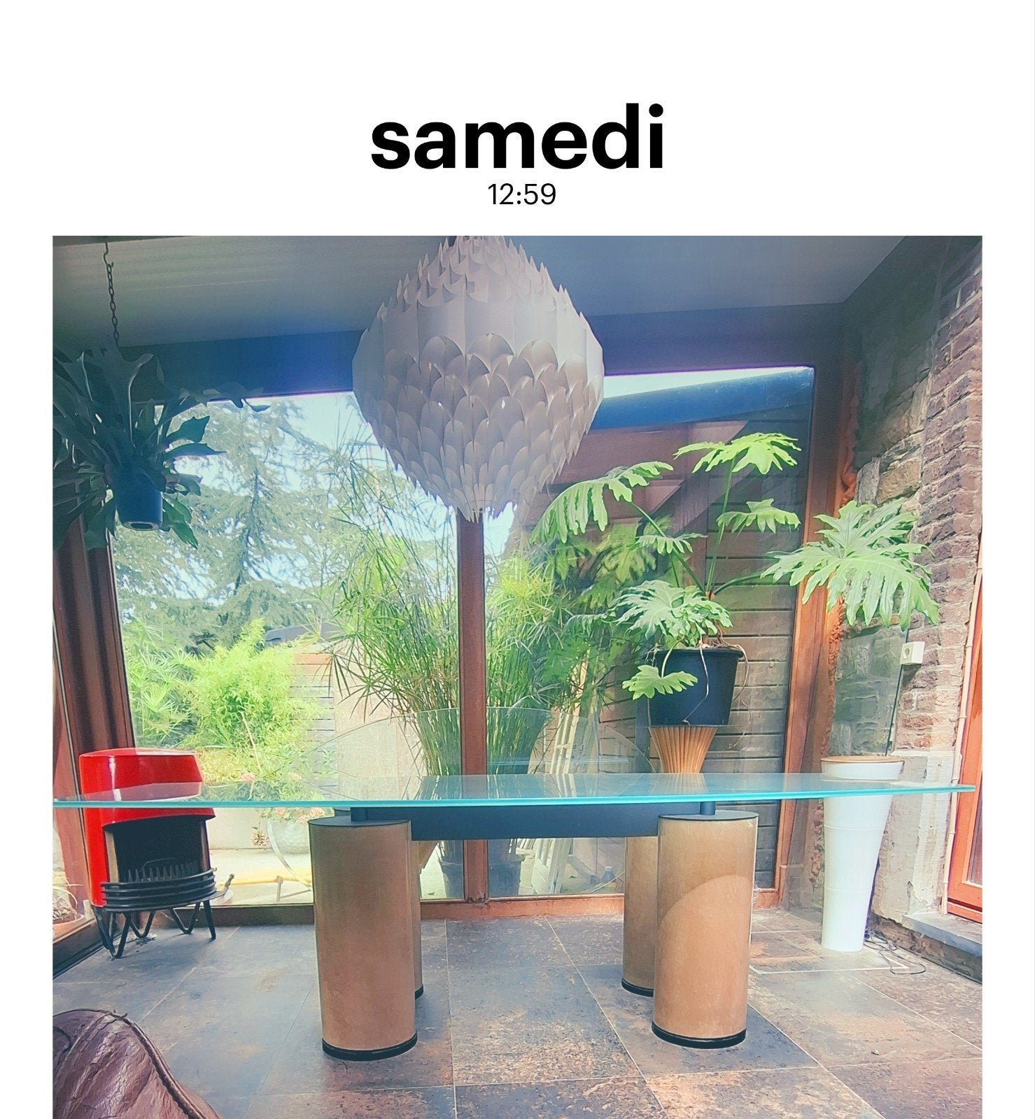 Table Serenissimo Acerbis 2000, Ophalen, Gebruikt, 100 tot 150 cm, 200 cm of meer