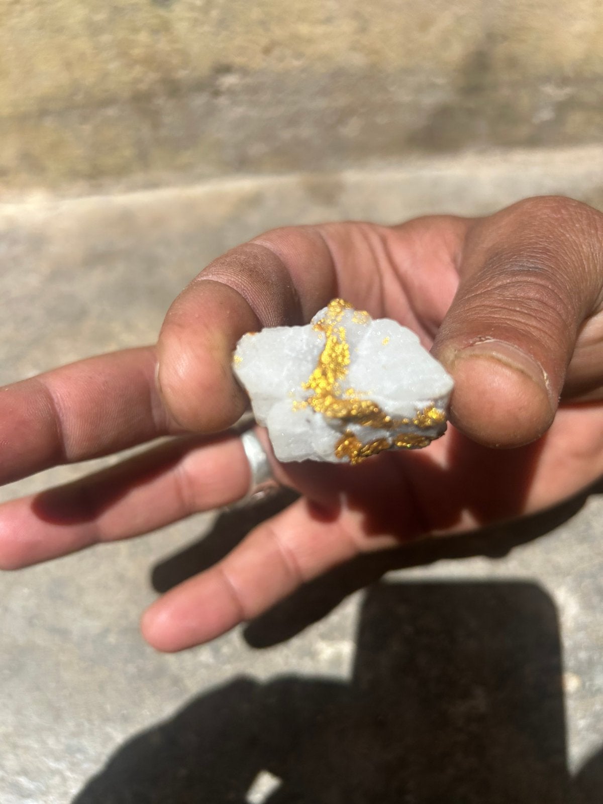L'or natif du Maroc est un minéral rare, Collections, Enlèvement, Minéral