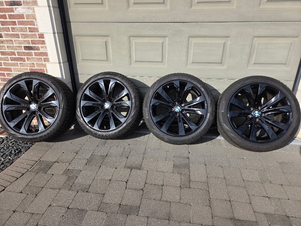 BMW Breedset 20 inch velgen en winterbanden, Ophalen, Gebruikt, Velg(en), Winterbanden