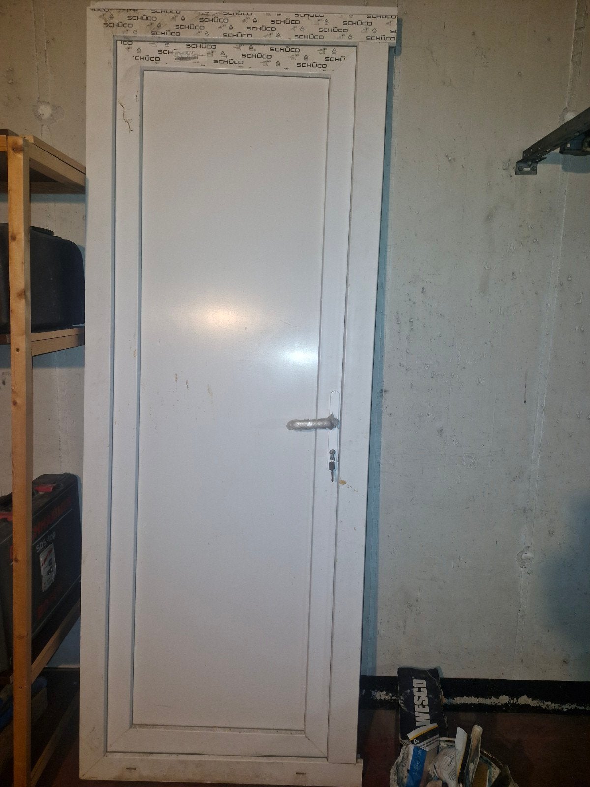 porte pvc schuco, Bricolage & Construction, Enlèvement, Porte extérieure