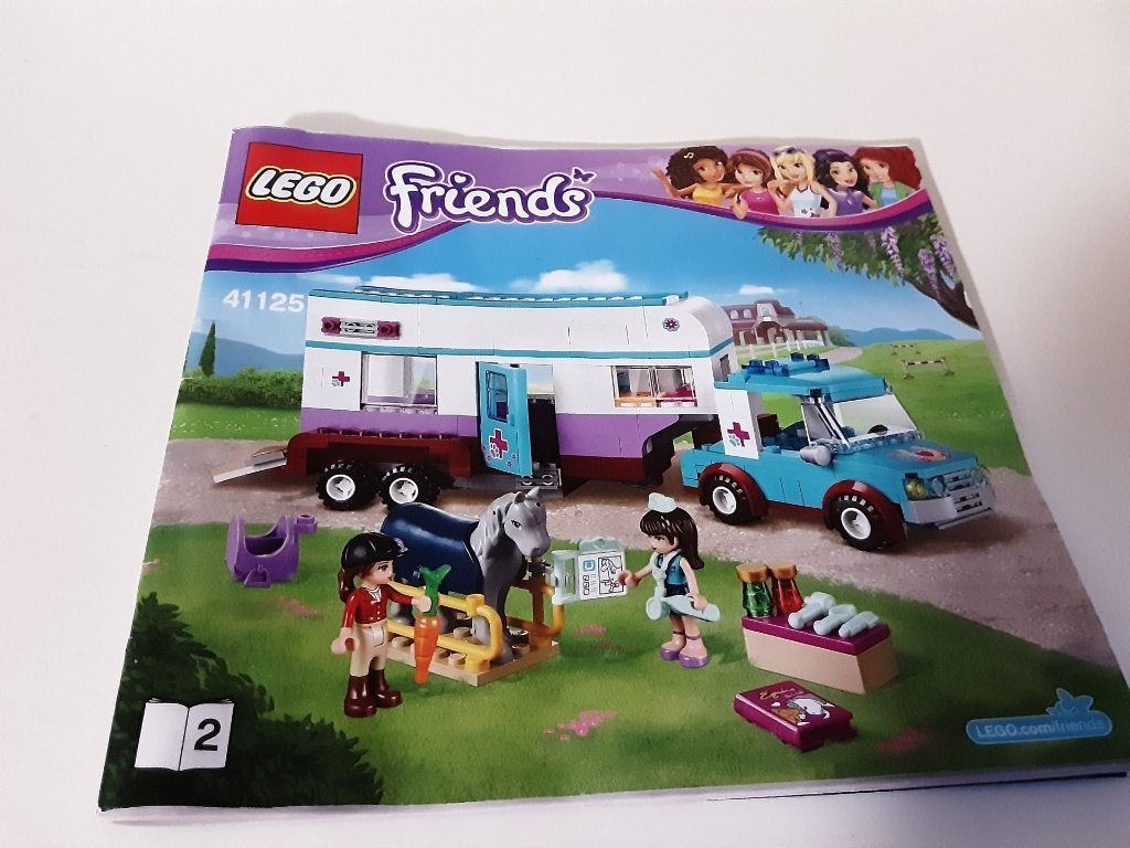 Camion à chevaux Lego Friends - avec manuel, Enlèvement ou Envoi, Lego, Ensemble complet, Friends