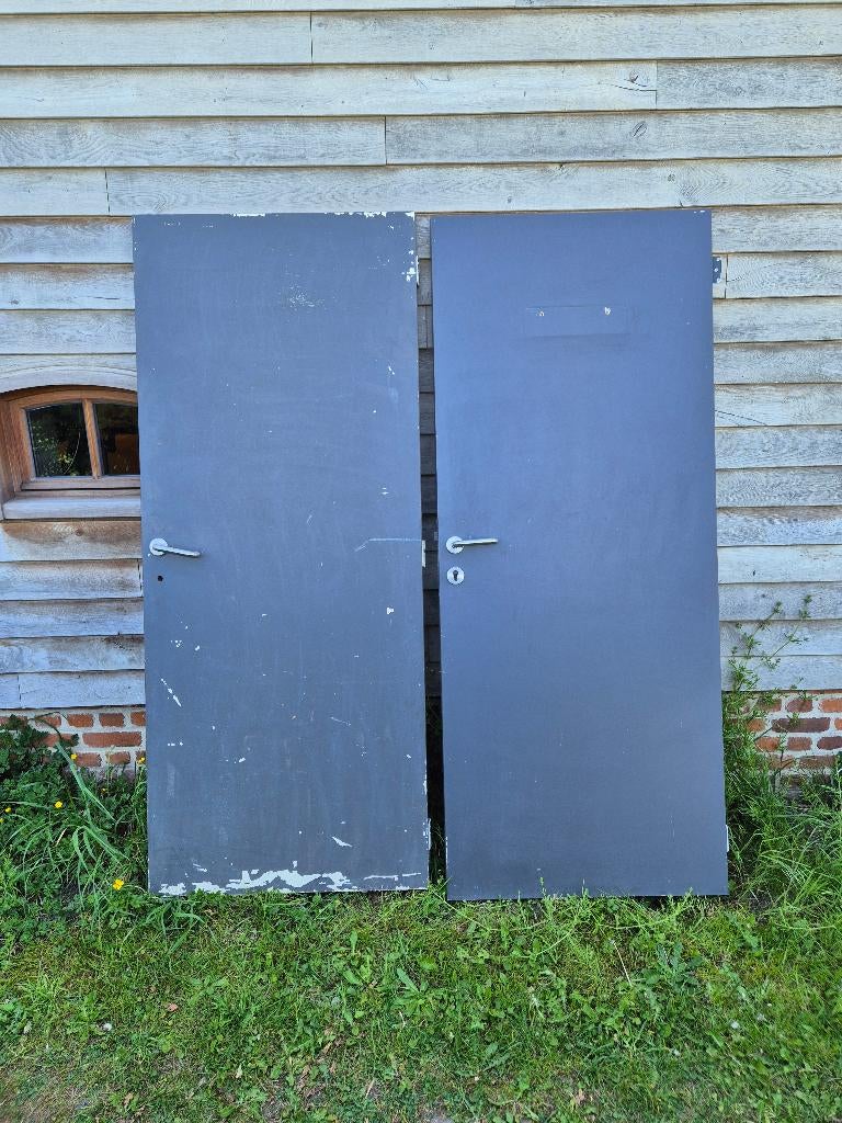 2 schildersdeuren 200x83 cm, Doe-het-zelf en Bouw, Ophalen, Gebruikt, 80 tot 100 cm, Binnendeur