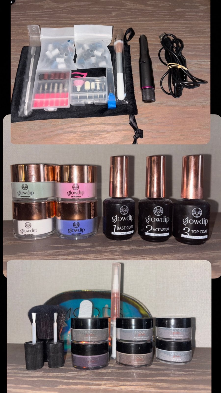 Dipping powder starters set, Ophalen of Verzenden, Zo goed als nieuw