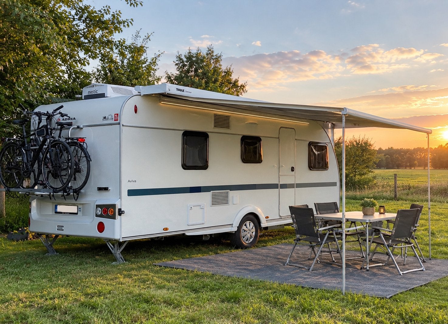 Adria Aviva 563 PT 2021 – 7 slaapplaatsen – FULL OPTION, Caravans en Kamperen, Rondzit, Vast bed, Particulier, Adria