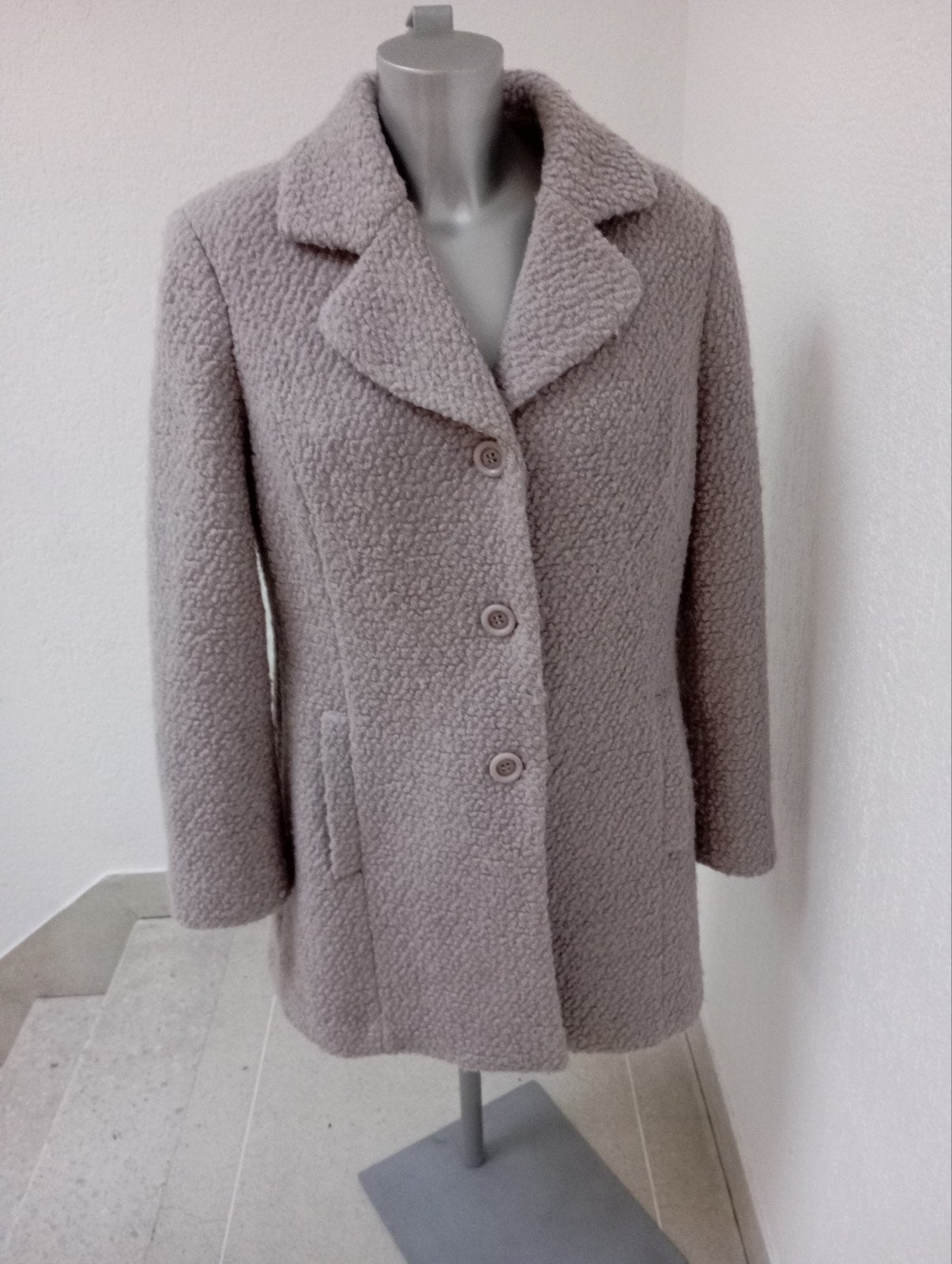 wollen jas grijs maat 42-44, Vêtements | Femmes, Damart, Enlèvement ou Envoi, Taille 42/44 (L), Gris